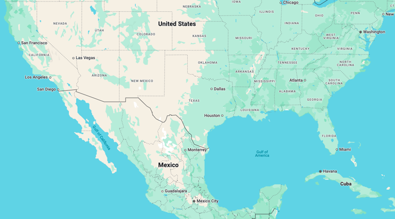 The body of water formerly named as "Gulf of Mexico" is now listed as "Gulf of America" on Google Maps as of Tuesday. Google Maps
